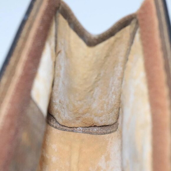 GUCCI GG Supreme Web Sherry Line Clutch Bag PVC Beige Red - Picture 11 of 16